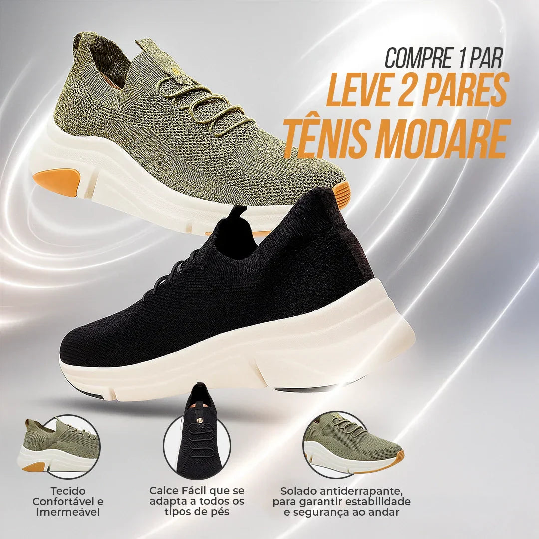 Tênis Ortopédico Modare 2026 - Compre 1 Leve 2 Hoje!