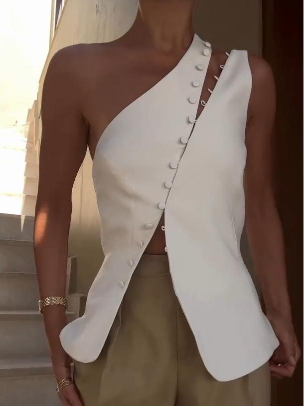 Blusa Cropped Ombro Geneva - Modazzy