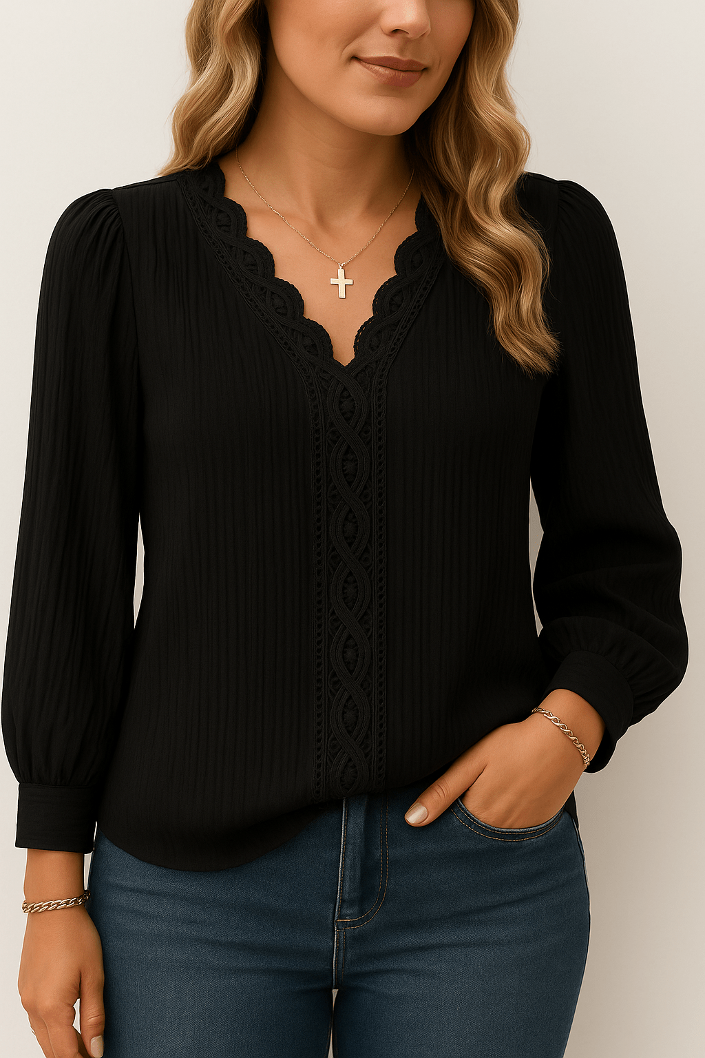 Blusa Feminina Elegance - (Ultimo dia de Promoção) - Modazzy