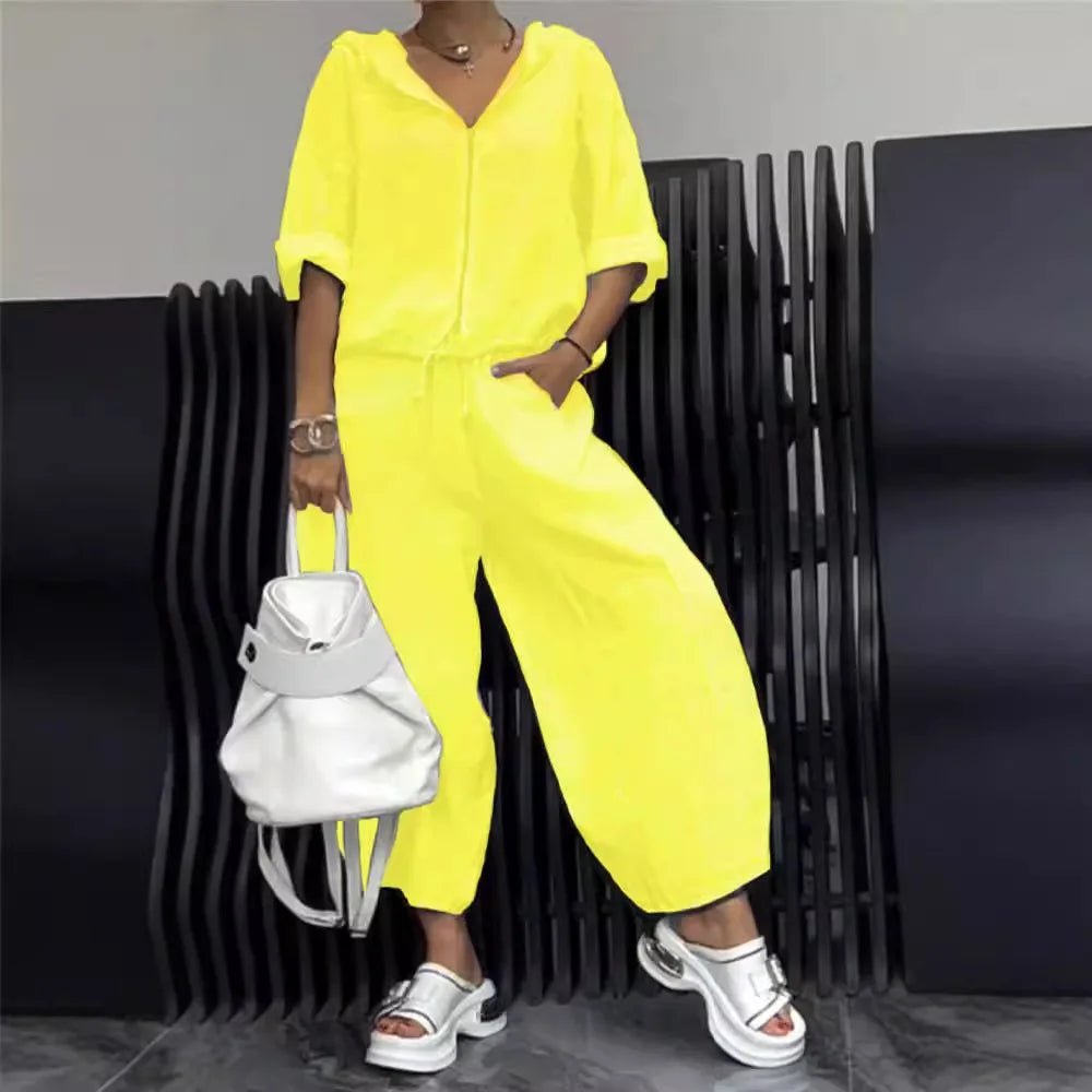 Conjunto Andressa - Elegância em linho must - have 2026 (tendência Italiana) - Modazzy