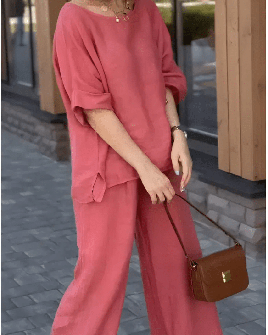 Conjunto Martina | 2 Peças - Linho Premium (Estilo Europeu) - Modazzy