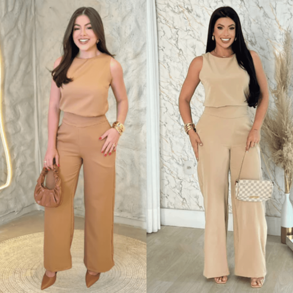 Kit 2 Conjuntos Liz Alfaiataria - Promoção Exclusiva - Modazzy