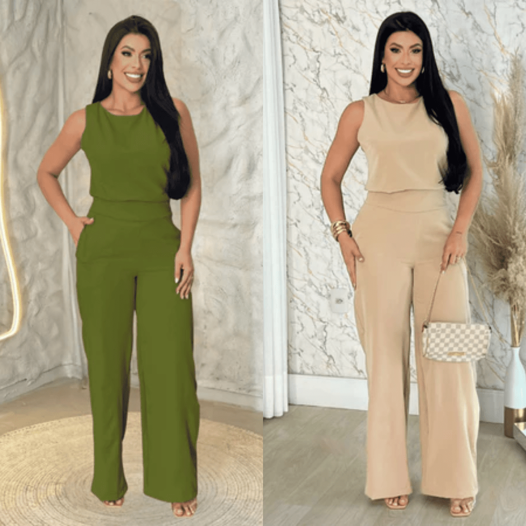 Kit 2 Conjuntos Liz Alfaiataria - Promoção Exclusiva - Modazzy