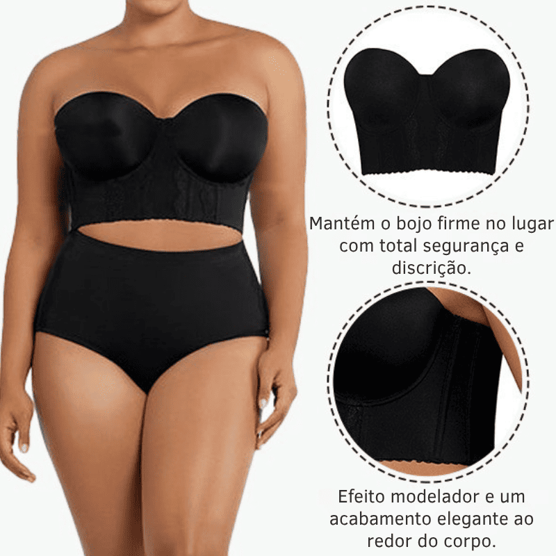 Kit 2 Sutiãs Corset Modelador + Alças Removíveis Grátis - Modazzy