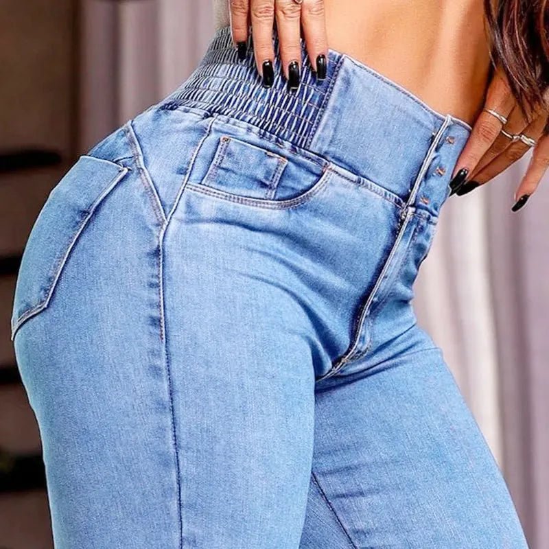 Kit 3 Calça Jeans Flare Modeladora de Cintura Alta + Brindes Exclusivos! - Modazzy