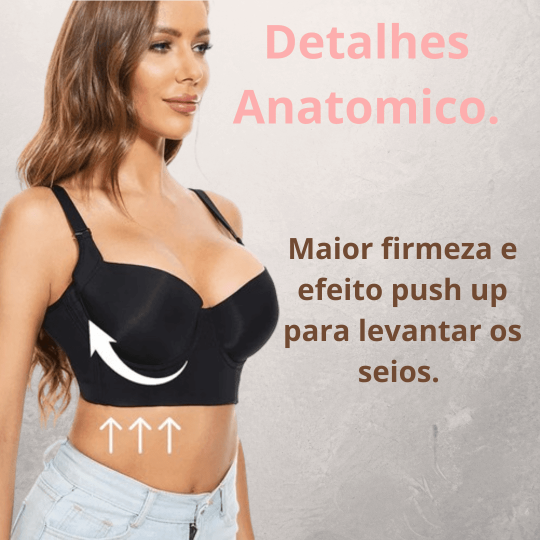 Kit 3 Sutiãs Passione com Efeito Modelador - Modazzy