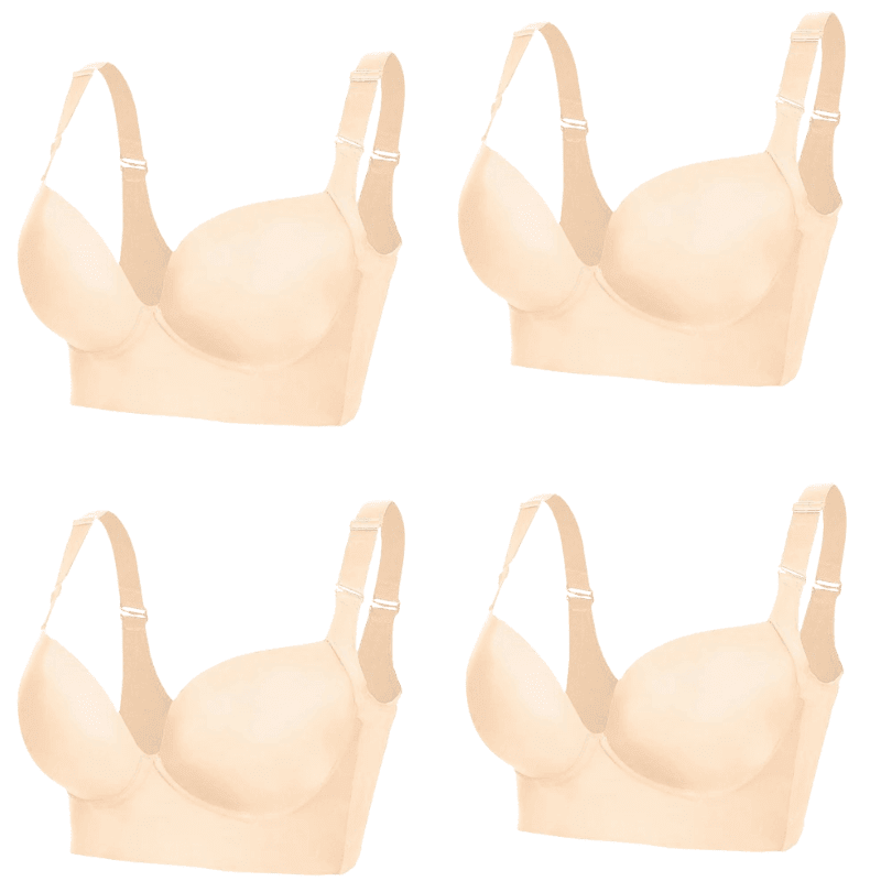 Kit 4 Sutiãs Becca Push - Up Modelador - Modazzy