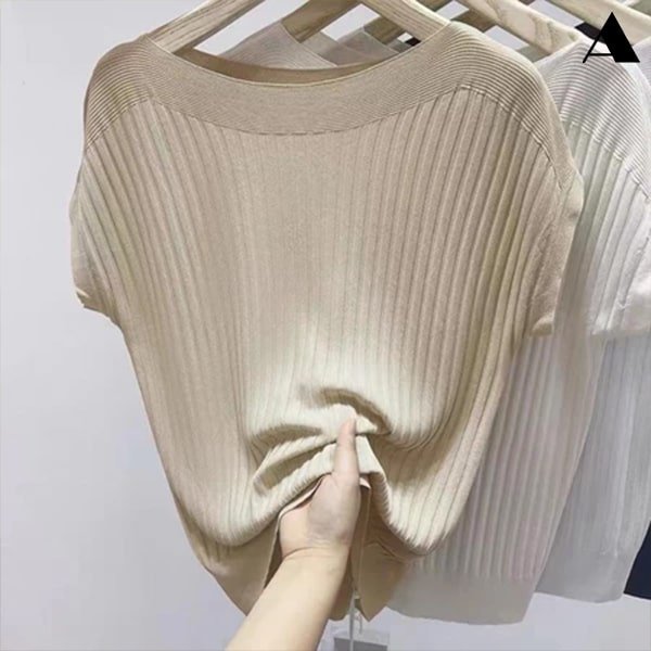 Kit 5 Blusinhas Lux™ em Malha Viscoelástica - Modazzy