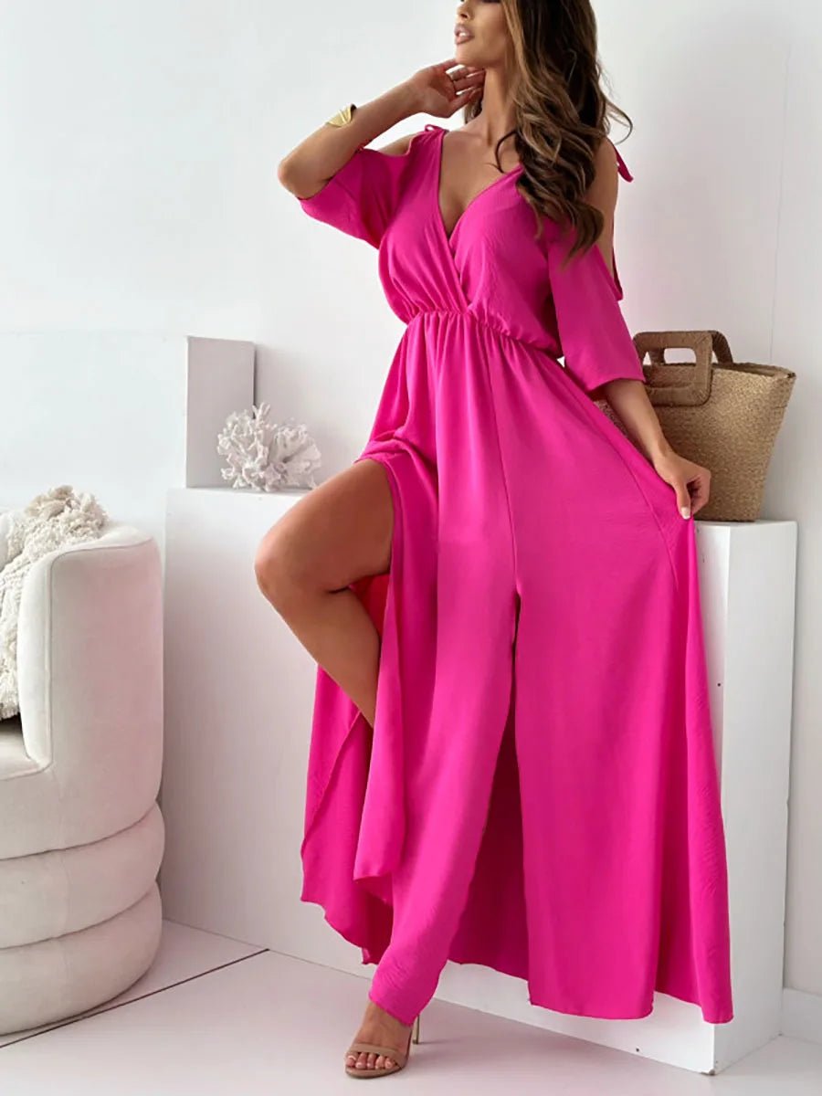 Vestido Amélie Fuchsia – Elegância da Moda Europeia (Novidade no Brasil) - Modazzy