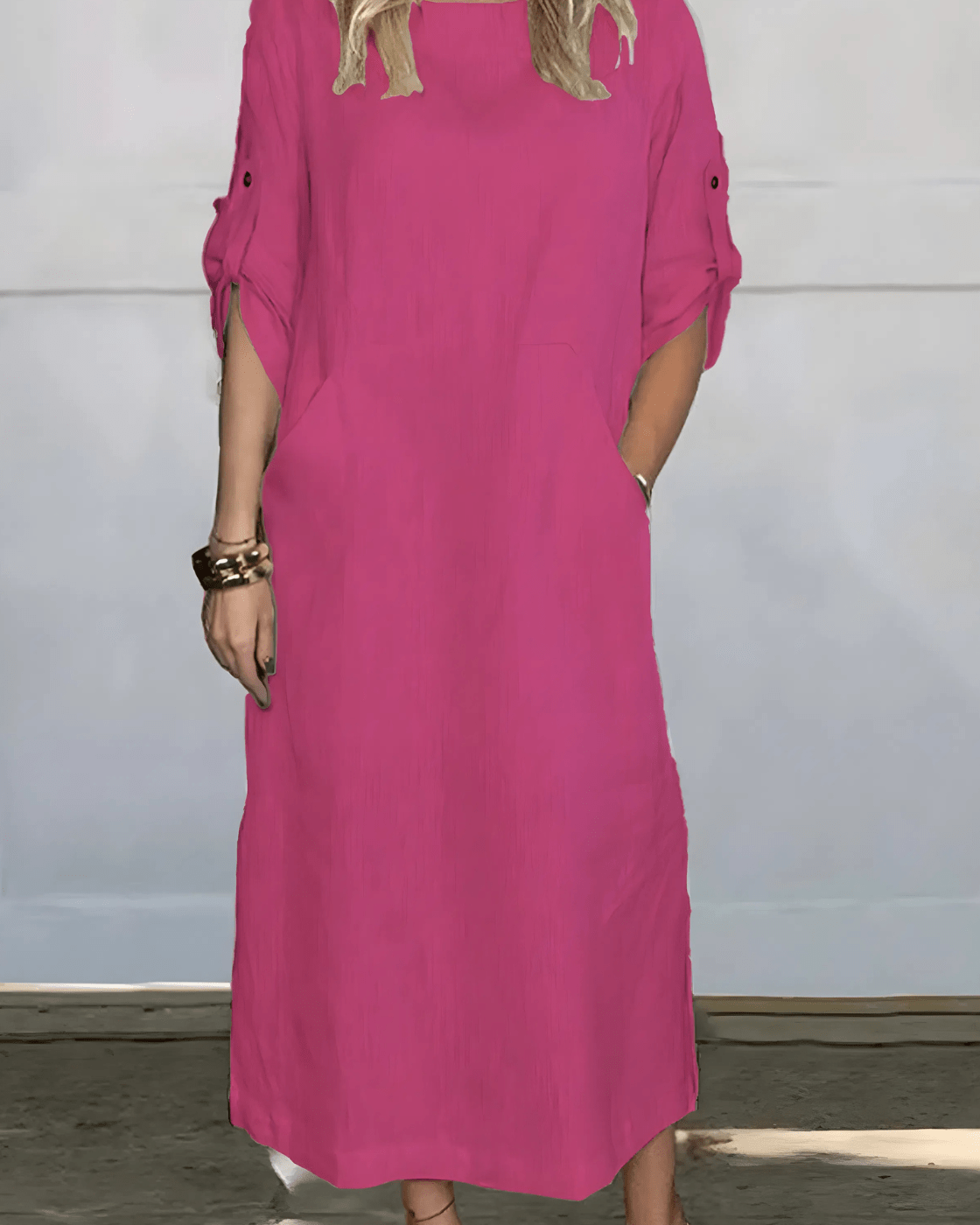 Vestido Casual Susan | Linho Puro - (Soltinho) - Modazzy