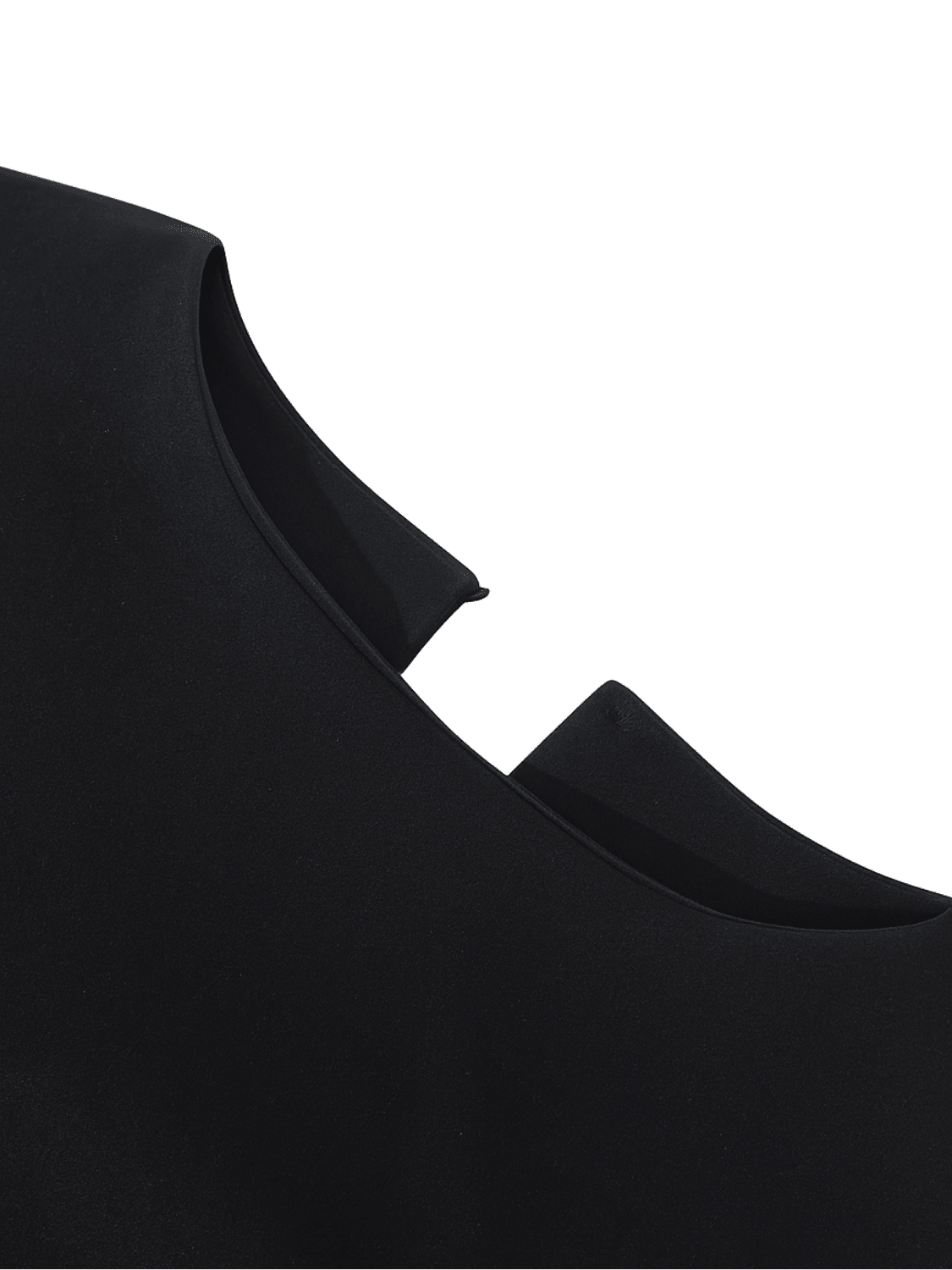 Vestido Longo Sem Mangas com Design Bicolor Diagonal Elegante - Alane - Modazzy