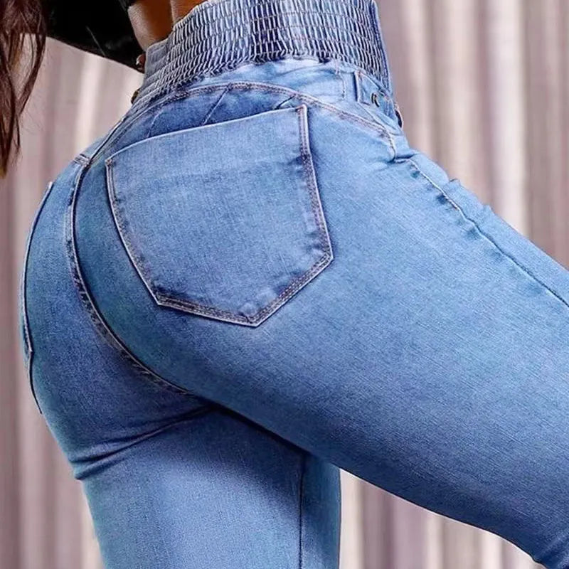 Calça Jeans Flare Modeladora de Cintura Alta - [Pague 1 Leve 2] + Brinde Exclusivo!