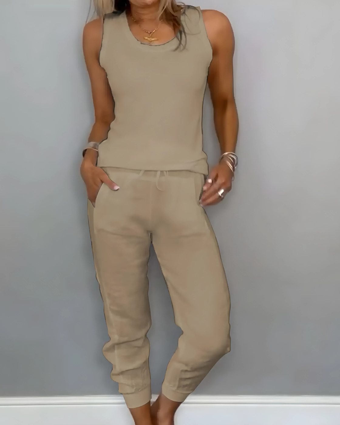 Conjunto Casual Flórida - Algodão Premium (Estilo Europeu)