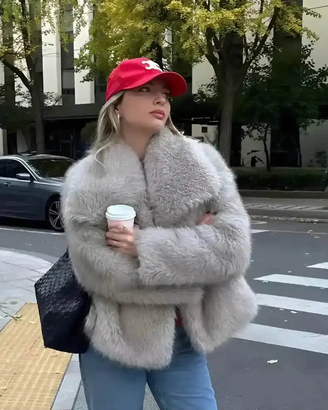 Casaco Sabrina com Textura Felpuda - Modazzy
