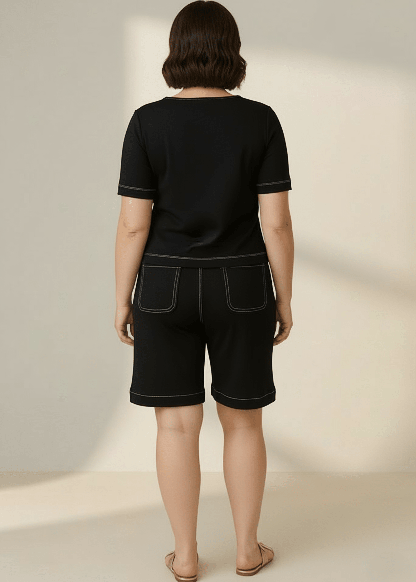[Compre 1 Leve 3] Bermuda Estela - Moletinho - Modazzy
