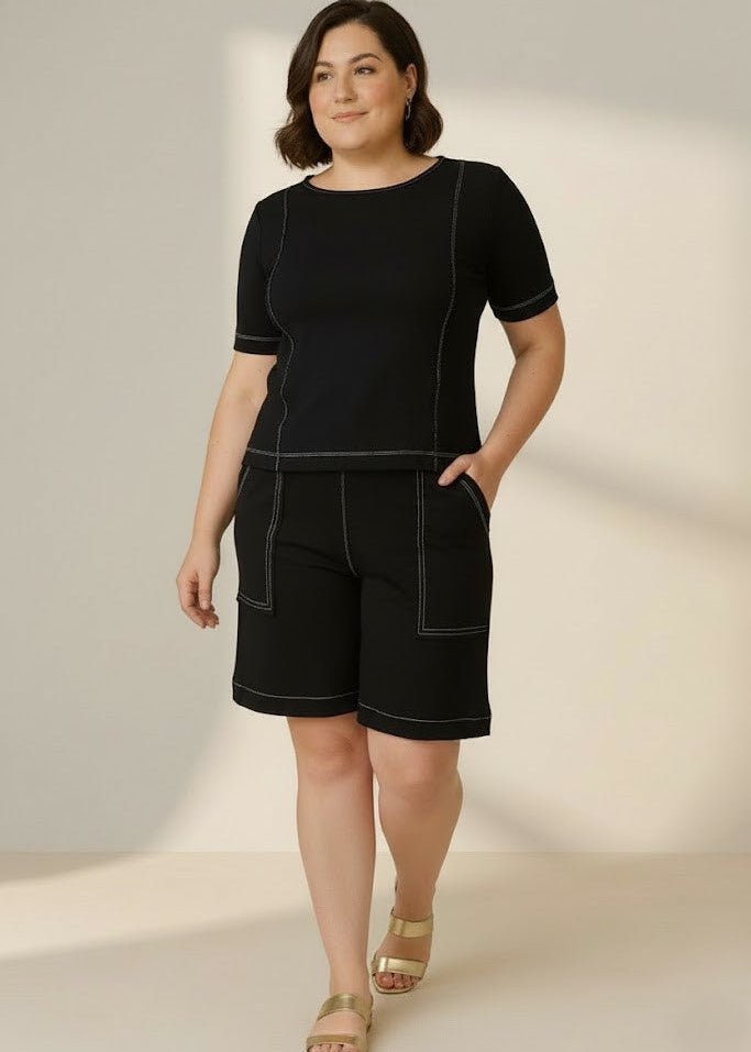 [Compre 1 Leve 3] Bermuda Estela - Moletinho - Modazzy