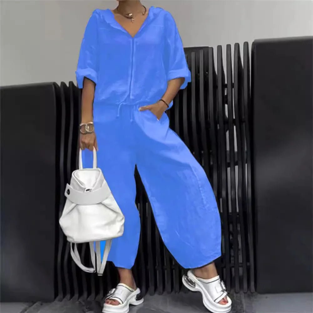 Conjunto Andressa - Elegância em linho must - have 2026 (tendência Italiana) - Modazzy