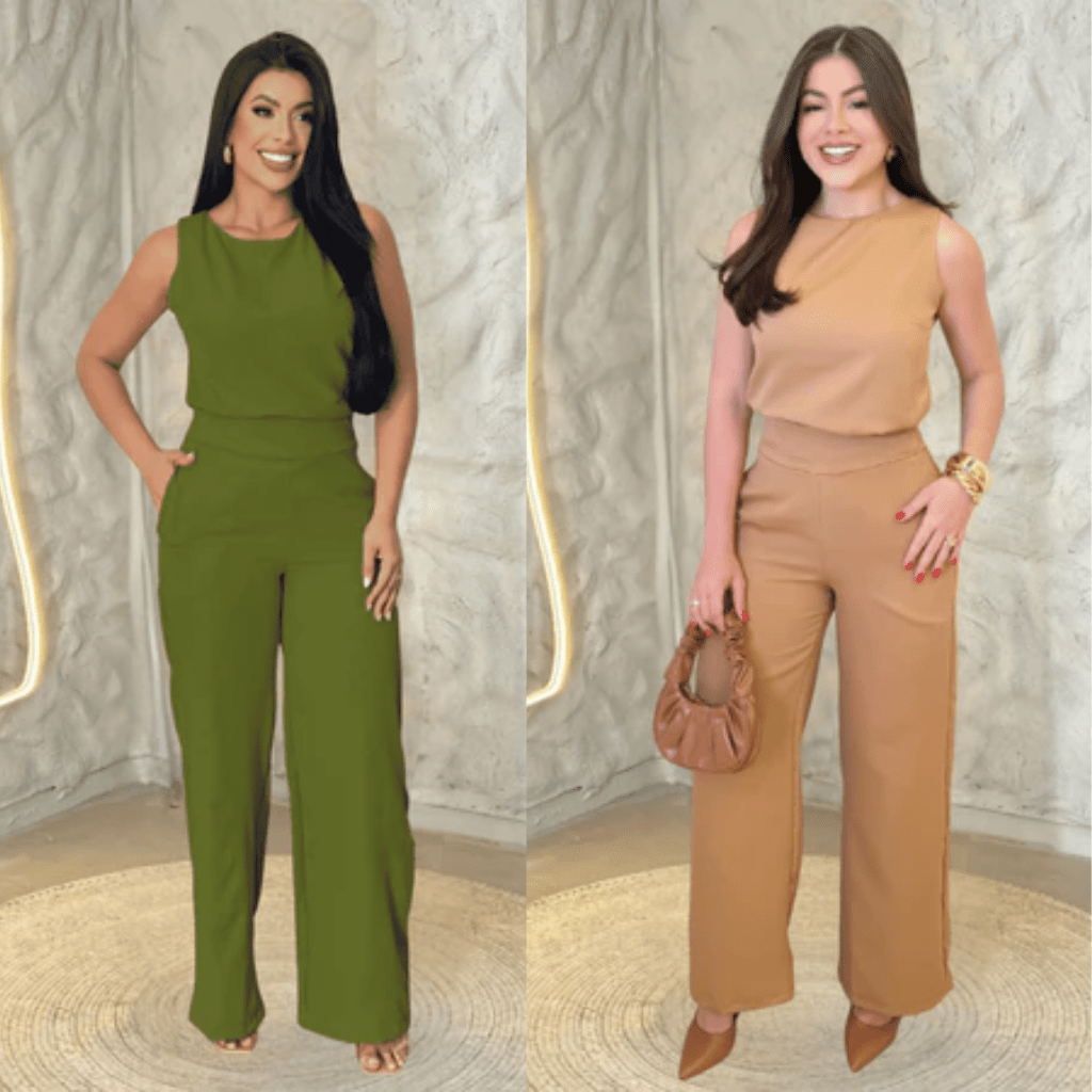Kit 2 Conjuntos Liz Alfaiataria - Promoção Exclusiva - Modazzy