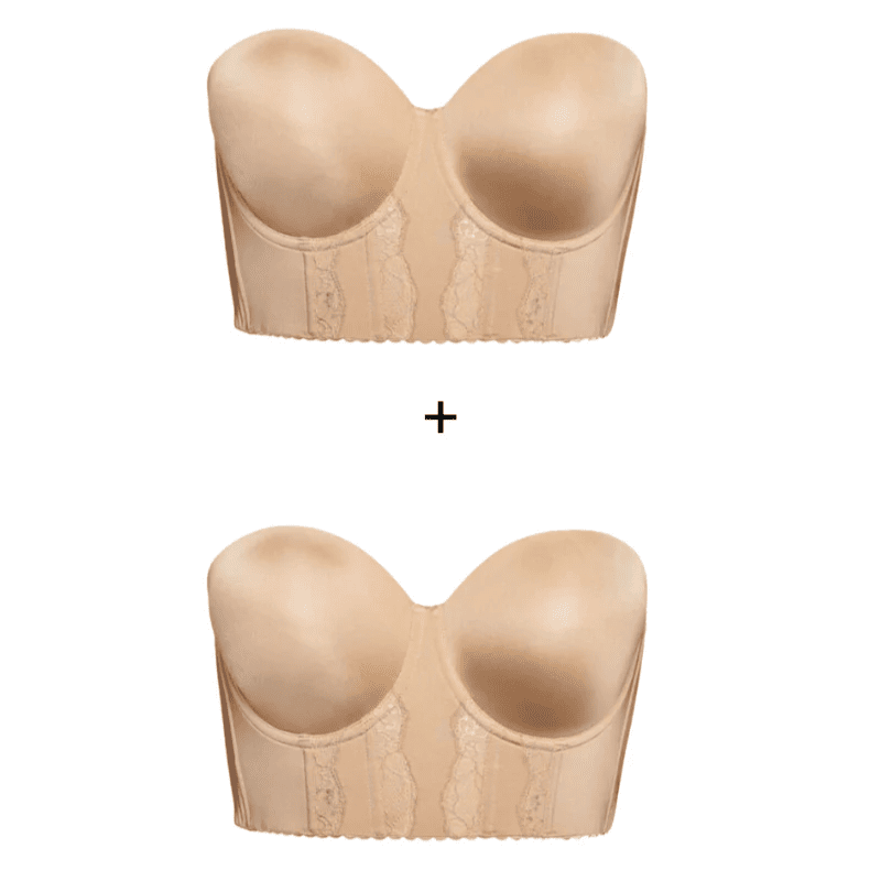 Kit 2 Sutiãs Corset Modelador + Alças Removíveis Grátis - Modazzy
