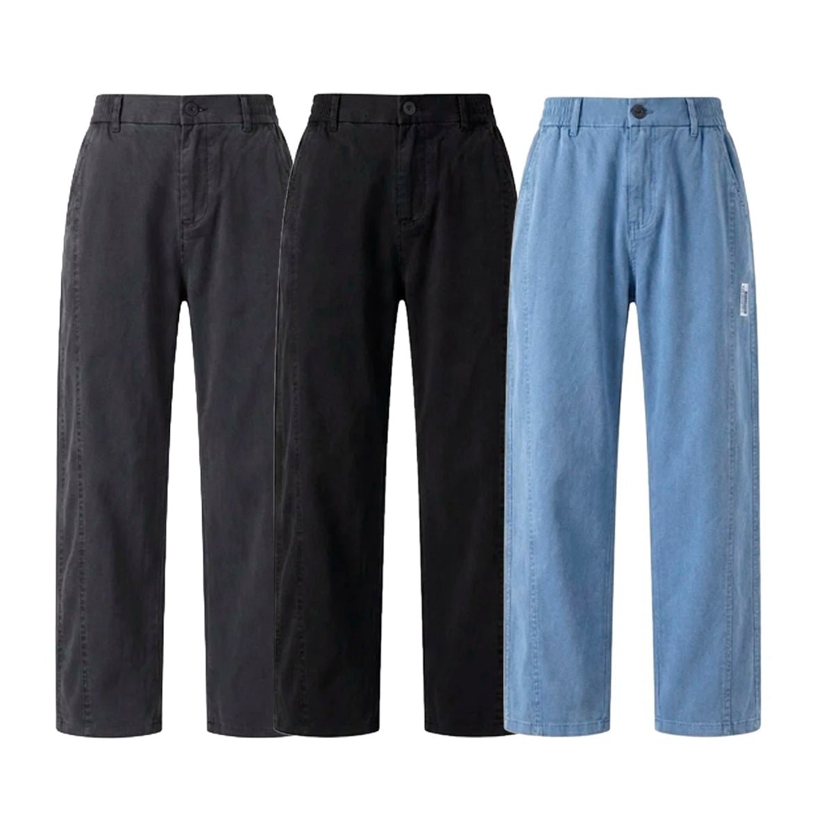 Kit 3 Calças Femininas Luna em Malha Seda Gelo - Modazzy