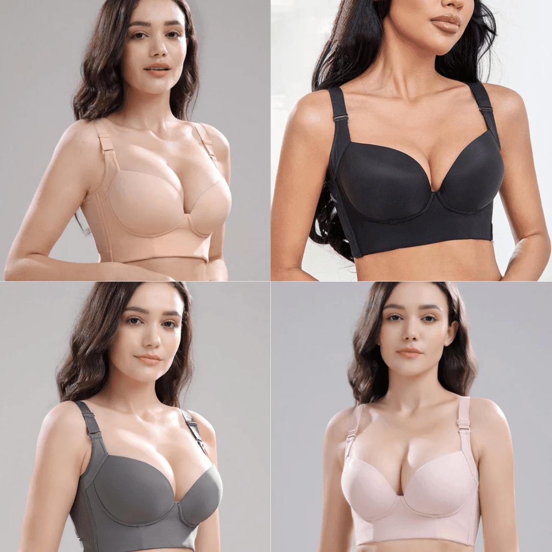 Kit 3 Sutiãs Passione com Efeito Modelador - Modazzy