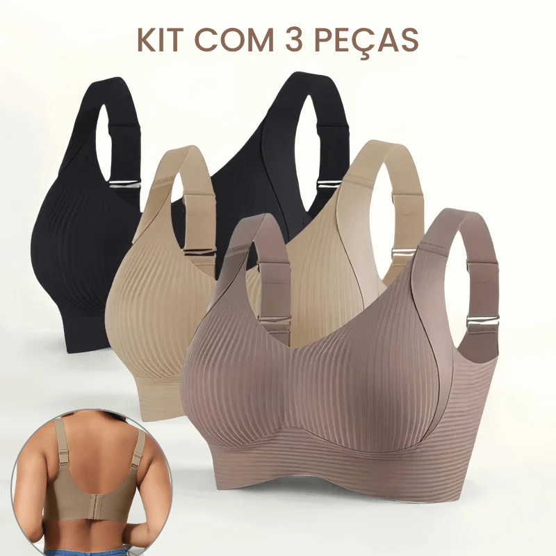 Kit 3 Sutiãs UpModelador - Levantas e Modela os Seios - Modazzy