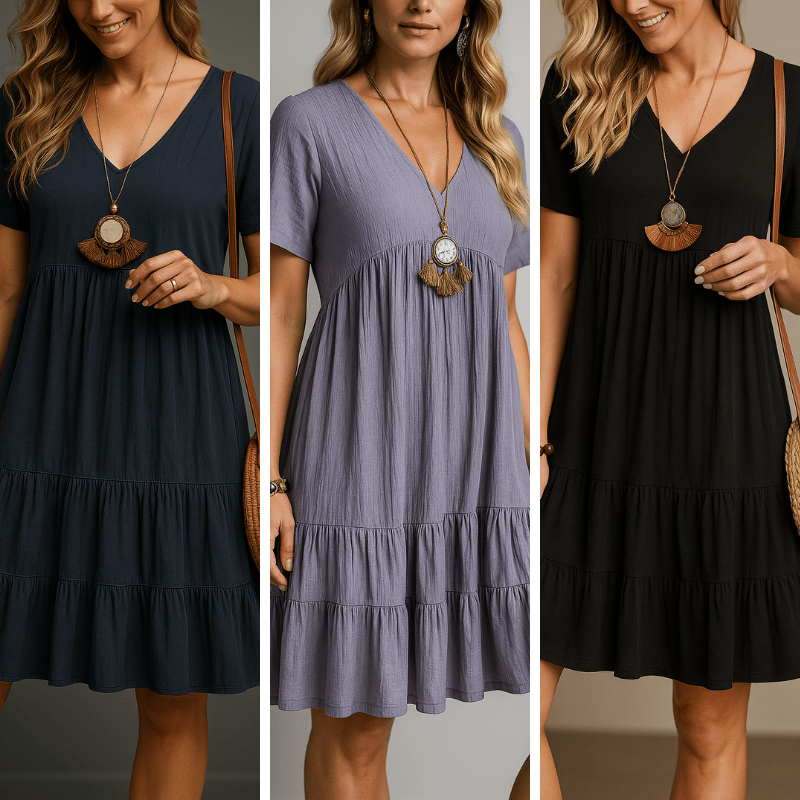 Kit 3 Vestidos Feminino FinaFlor - (Último Dia de Promoção) - Modazzy