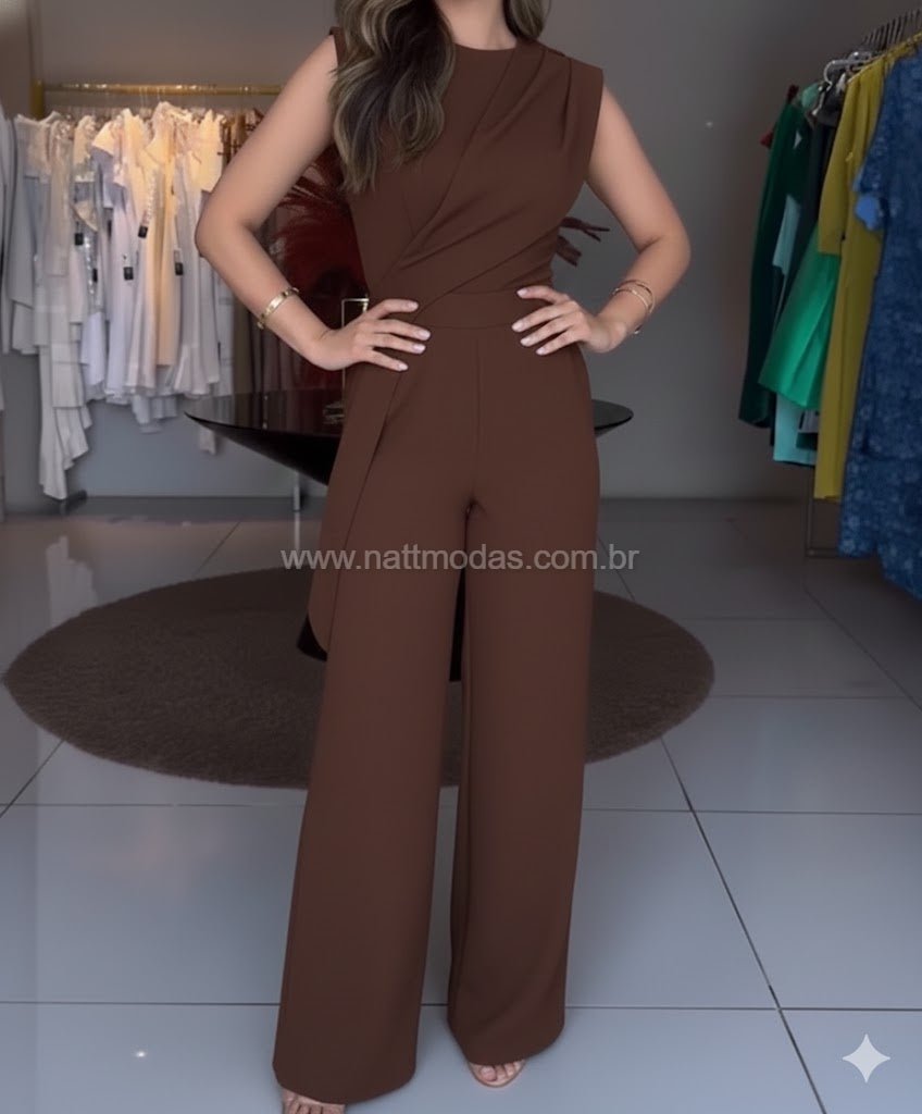 Macacão Longo Sandy - Modazzy
