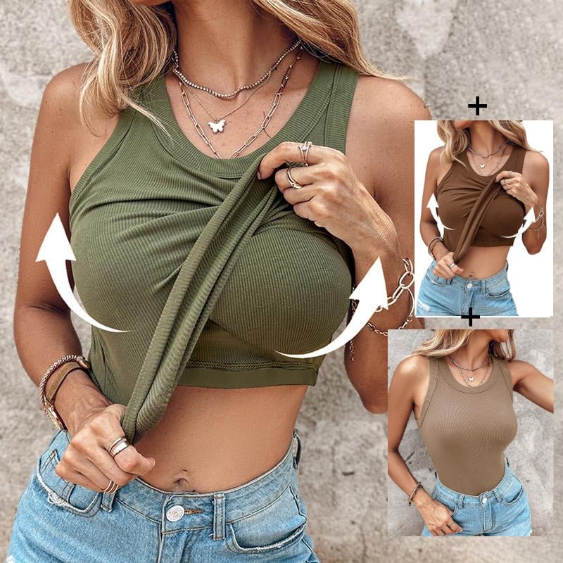 Regata com Sutiã Embutido - [Compre 1 Leve 3] + Brinde Exclusivo! - Modazzy