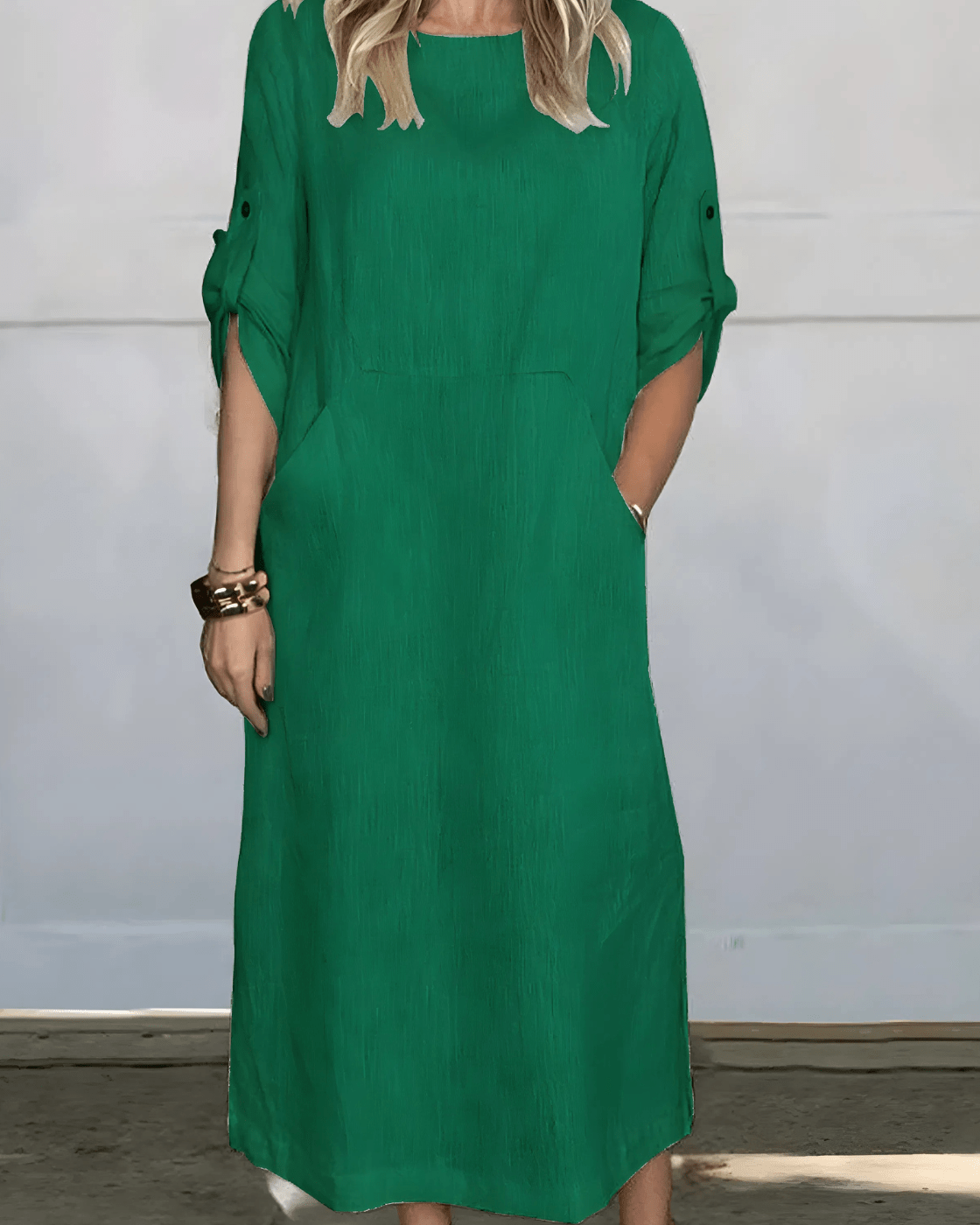 Vestido Casual Susan | Linho Puro - (Soltinho) - Modazzy