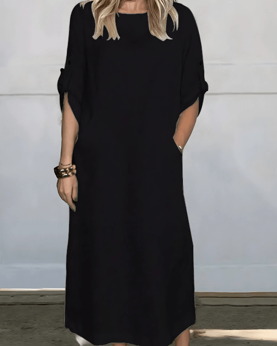 Vestido Casual Susan | Linho Puro - (Soltinho) - Modazzy