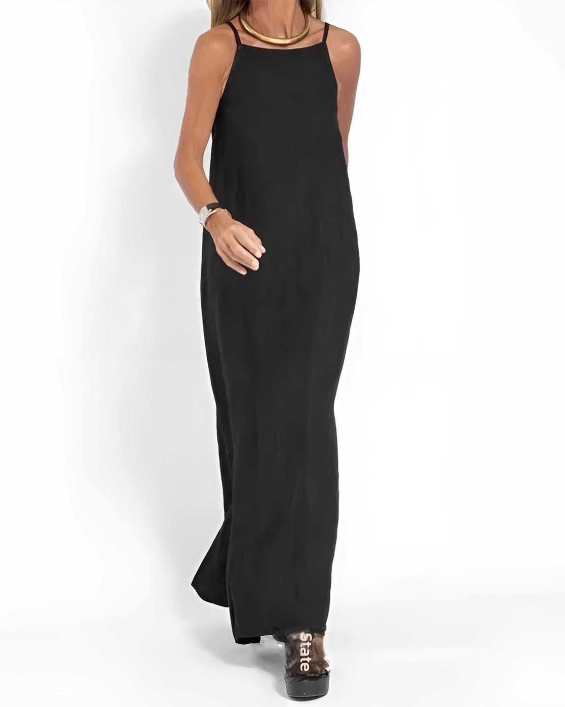Vestido Stella - Linho Premium | Super Fresco (Estilo Americano e Europeu) - Modazzy