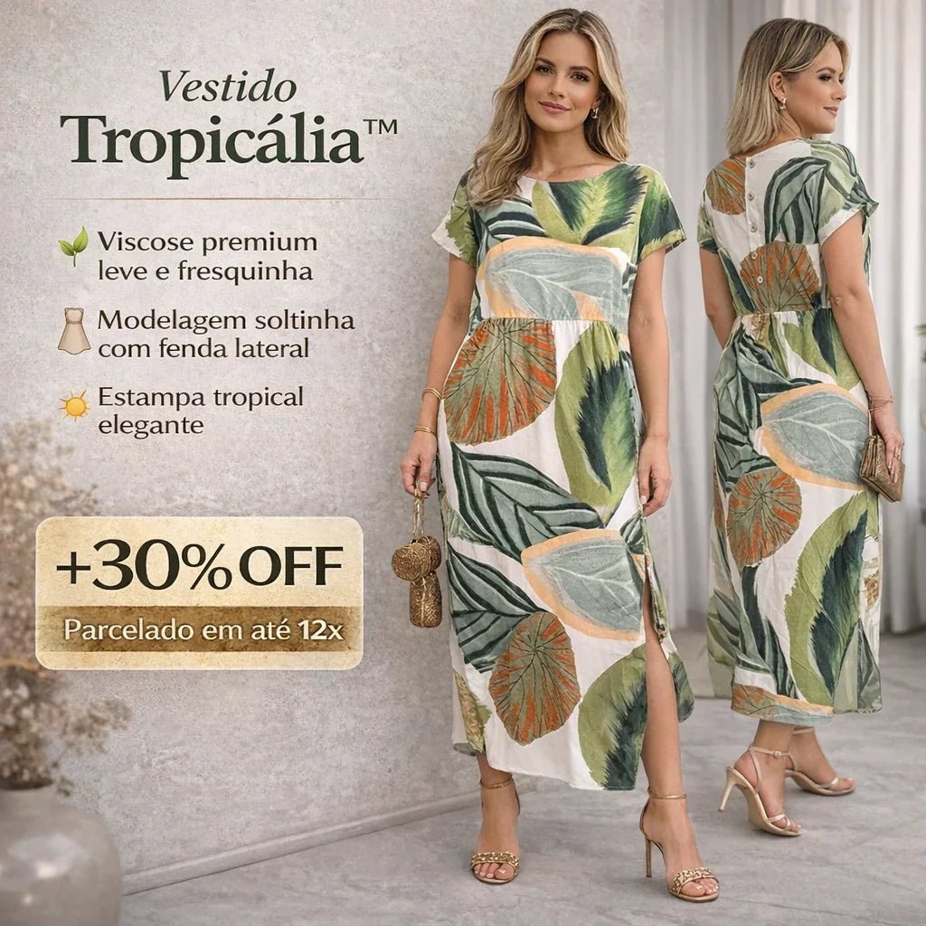 Vestido Tropicália - Modazzy